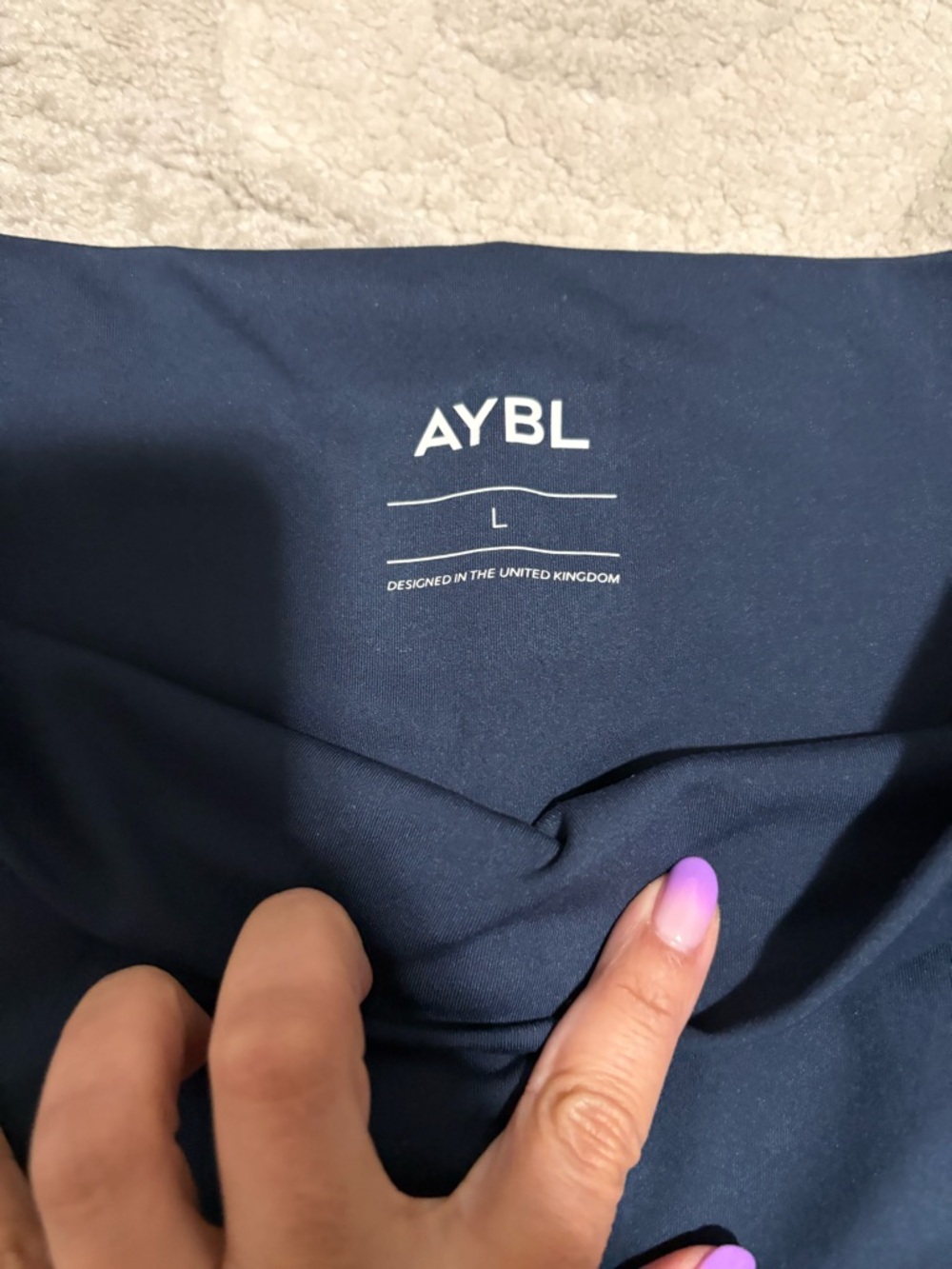 AYBL Navy Staple Leggings - Picture 4 of 7